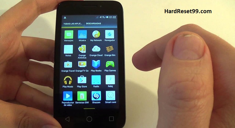 Alcatel One Touch Pixi 3 4009X Hard reset, Factory Reset and Password Recovery