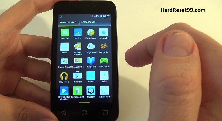 Alcatel One Touch Pixi 3 4013X Hard reset, Factory Reset and Password Recovery