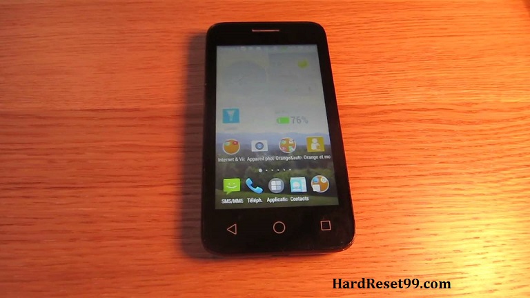Alcatel Orange Rise 30 Hard reset, Factory Reset and Password Recovery