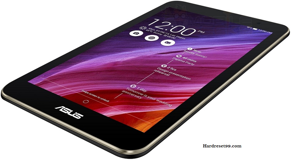 Asus MeMO Pad 7 Hard reset, Factory Reset and Password Recovery