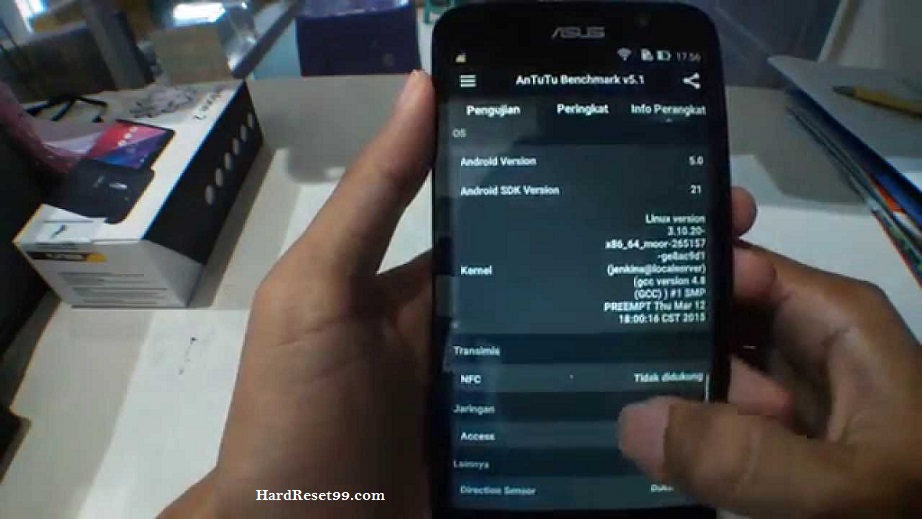 Asus ZenFone 2 ZE550ML Hard reset, Factory Reset and Password Recovery