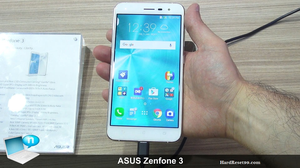 Asus ZenFone 3 ZE520KL Hard reset, Factory Reset and Password Recovery