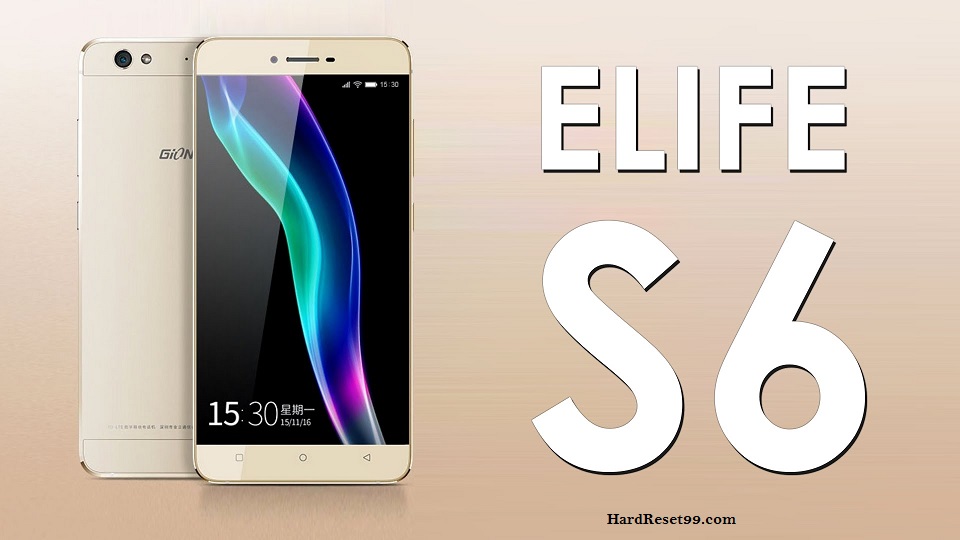 Gionee Elife S6 Hard reset, Factory Reset and Password Recovery