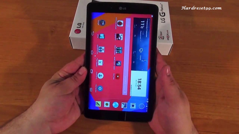 LG G Pad 8.0 V490 Hard reset, Factory Reset and Password Recovery