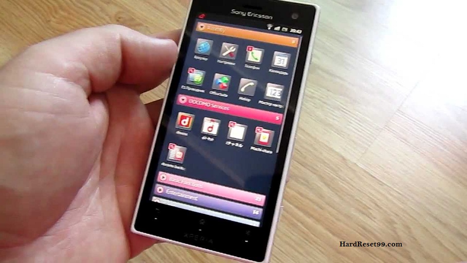 Sony Xperia Acro HD SO-03D Hard reset, Factory Reset and Password Recovery