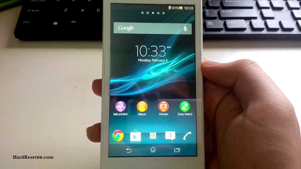 Sony Xperia C Hard reset, Factory Reset and Password Recovery
