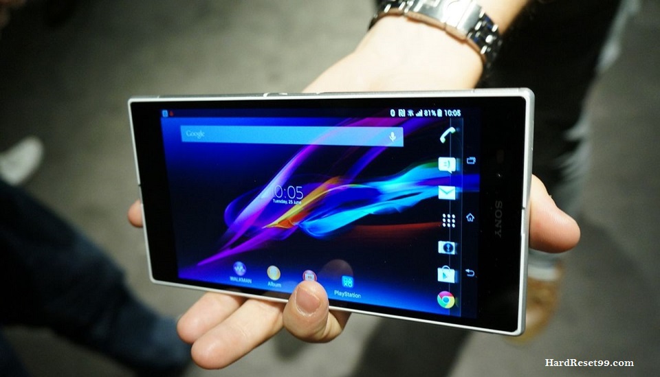 Sony Xperia Z Ultra WiFi Hard reset, Factory Reset and Password Recovery