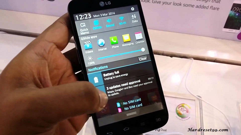 LG L70 Hard reset, Factory Reset and Password Recovery