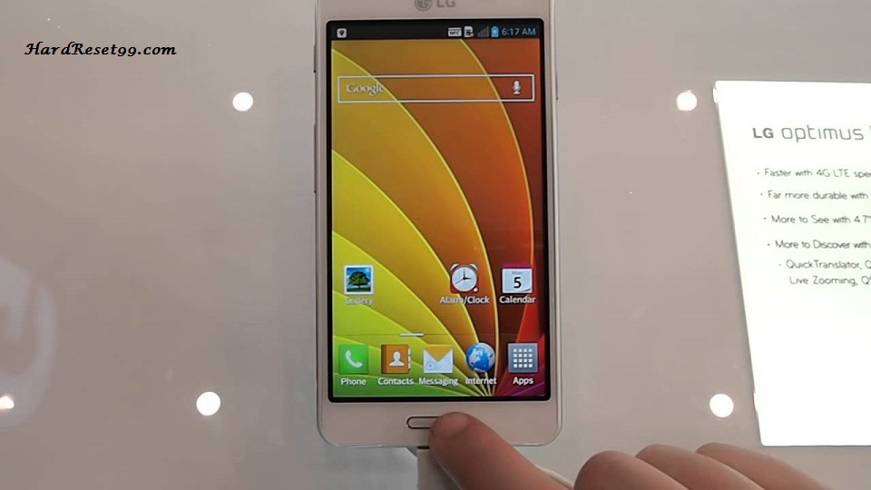 LG Optimus F7 Hard reset, Factory Reset and Password Recovery