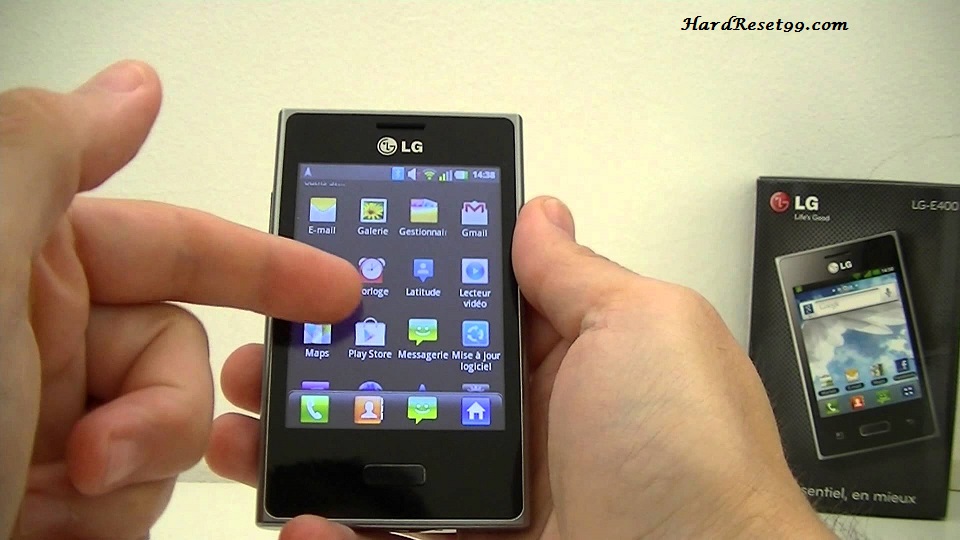 LG Optimus L3 Hard reset, Factory Reset and Password Recovery