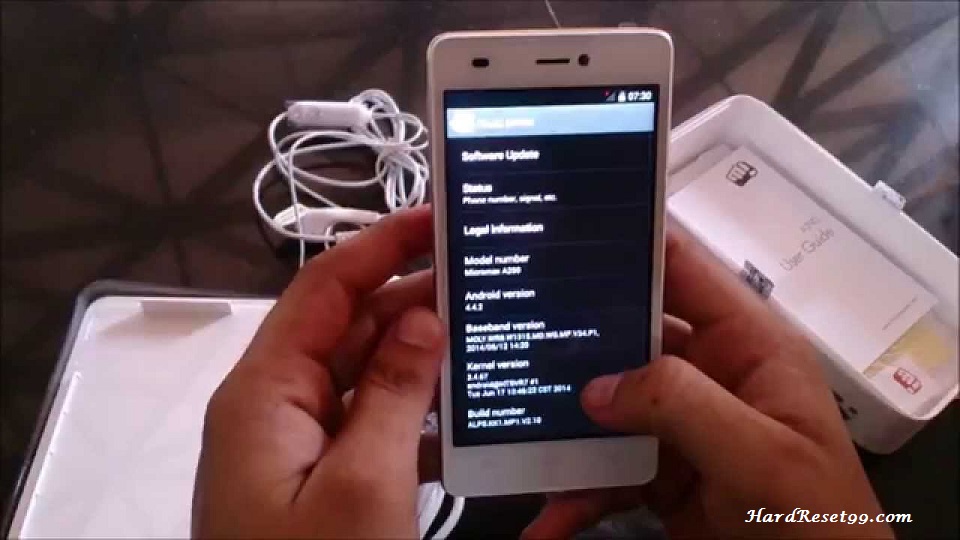 Micromax Canvas Knight cameo Hard reset, Factory Reset and Password Recovery