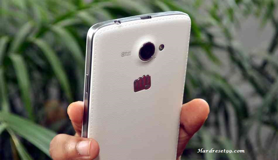 Micromax Canvas XL2 Hard reset, Factory Reset and Password Recovery
