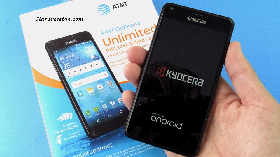 Kyocera Hydro Shore Hard reset, Factory Reset and Password Recovery