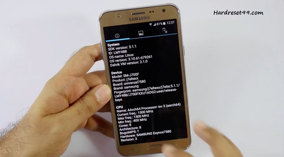 SAMSUNG Galaxy Hard reset, Factory Reset and Password Recovery