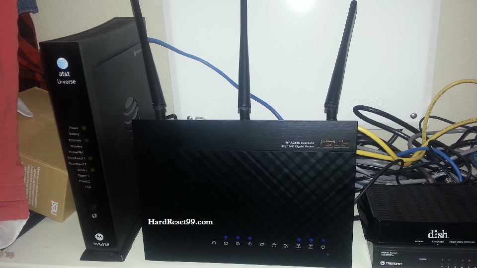 AT&T 6850G Router - How to Reset to Factory Settings