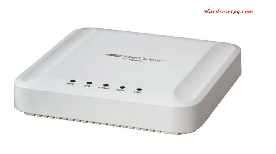 Allied Telesis AT-TQ4600 Router - How to Reset to Factory Settings