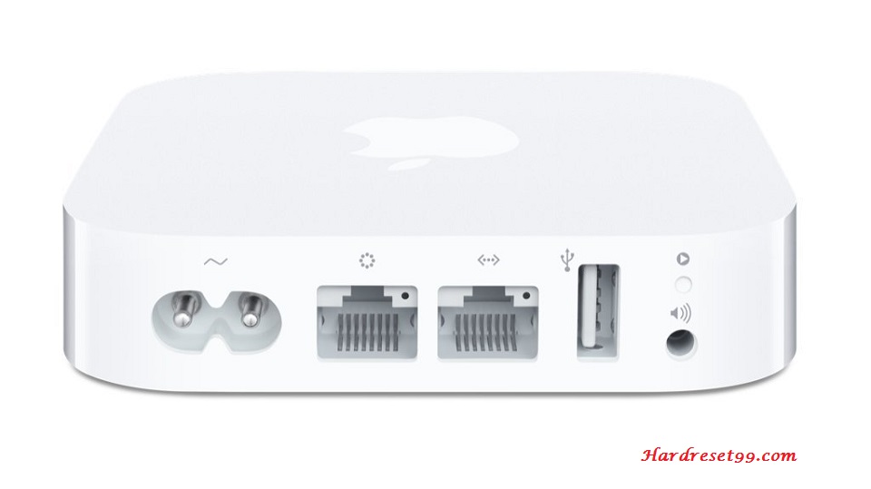 Apple MC414B Router - How to Reset to Factory Settings