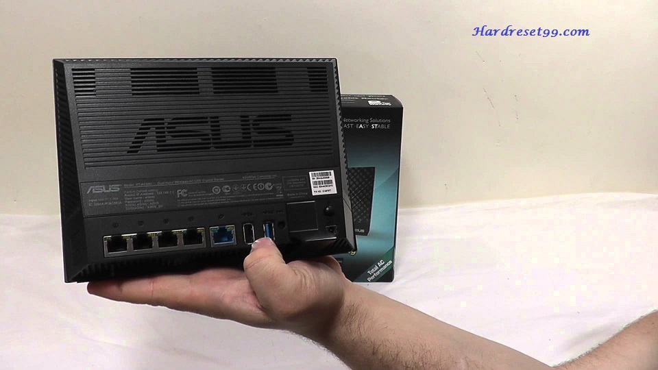 Asus RT-AC56R Router - How To Reset To Factory Defaults Settings