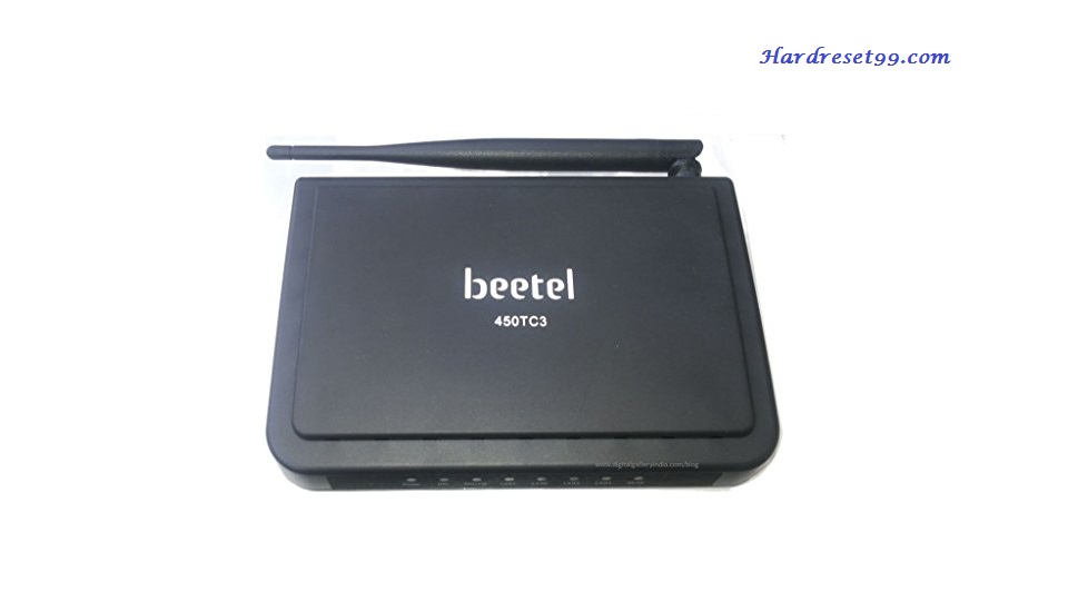 Beetel 110TC1 Router - How to Reset to Factory Settings