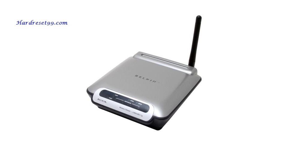 Belkin F5D7230-4v8 Router - How to Reset to Factory Settings