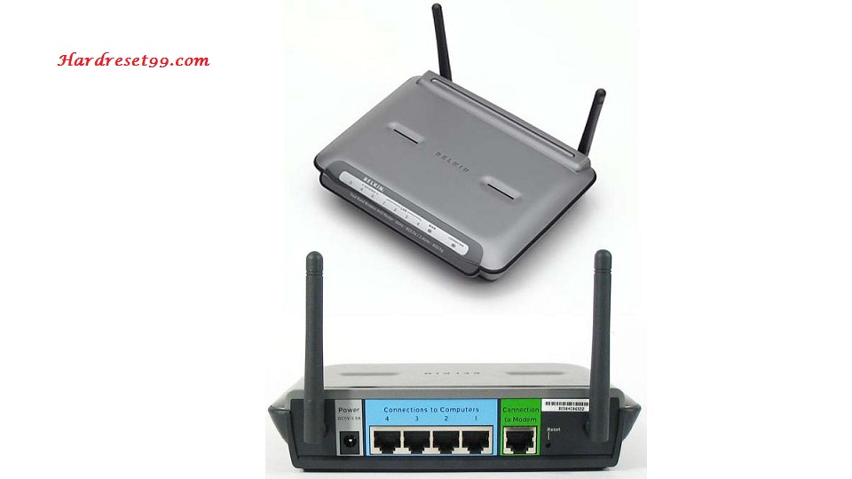 Belkin F5D8232-4v2 Router - How to Reset to Factory Settings