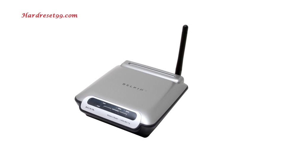 Belkin FSD7230-4 Router - How to Reset to Factory Settings