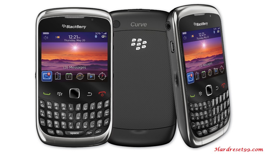 BlackBerry 9300 Curve 3G Hard reset - How To Factory Reset