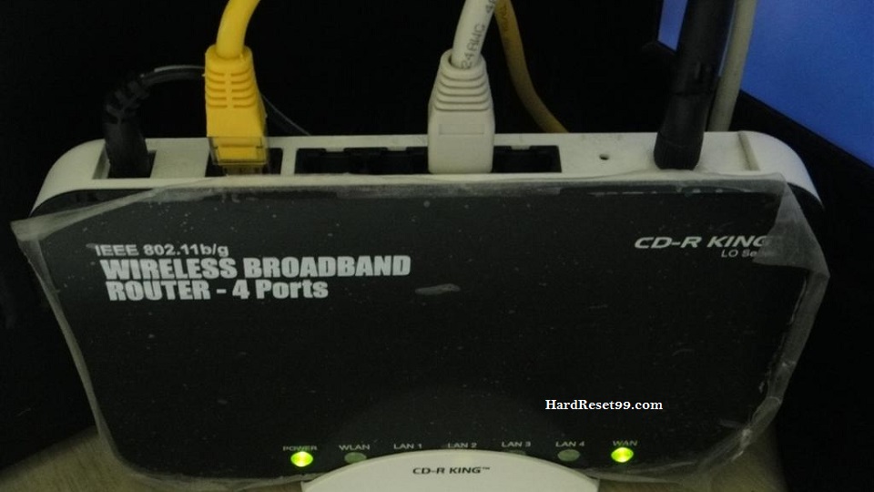 CD-R-King Router Factory Reset – List