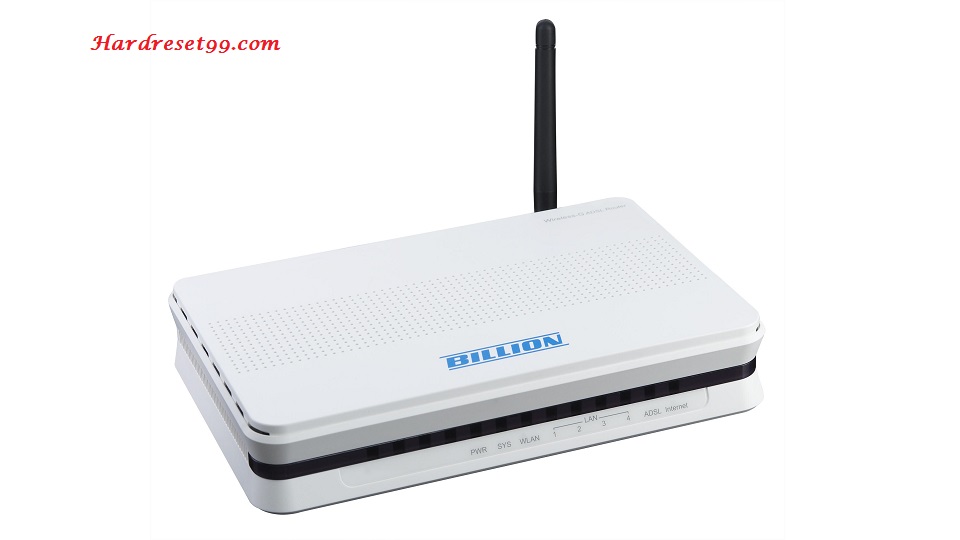 Billion BiPAC-7300G-RA Router - How to Reset to Factory Settings