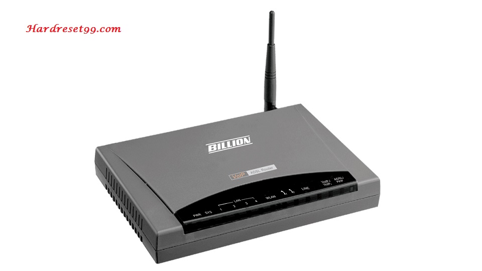 Billion BiPAC-7404VGO Router - How to Reset to Factory Settings