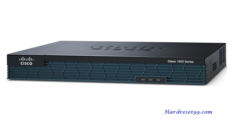 Cisco 819HG Router - How to Reset to Factory Defaults Settings