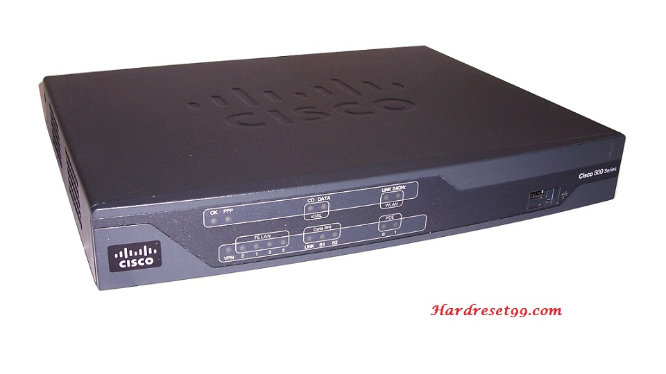 Cisco 888 Router - How to Reset to Factory Defaults Settings