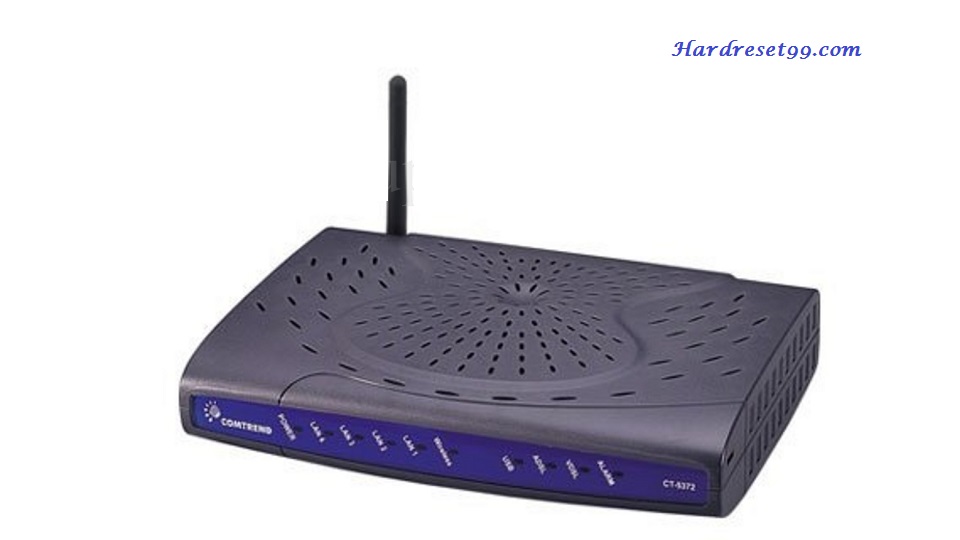 Comtrend CT-5372 Router - How to Reset to Factory Settings