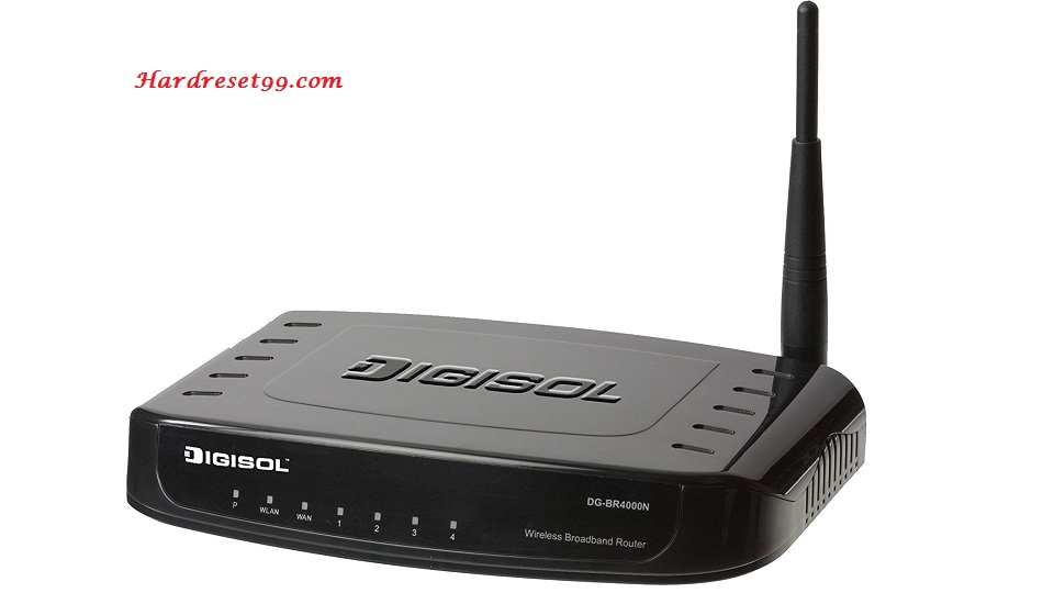 Digisol DG-BR4000NE Router - How to Reset to Factory Settings