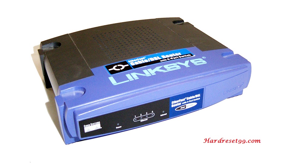 Linksys BEFCMUH4 Router - How to Reset to Factory Settings