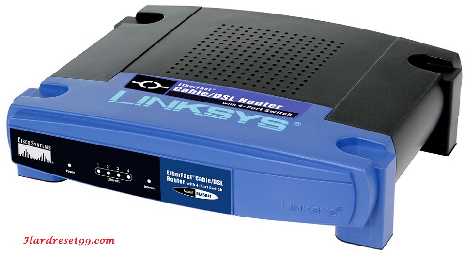 Linksys BEFSR41v3 Router - How to Reset to Factory Settings