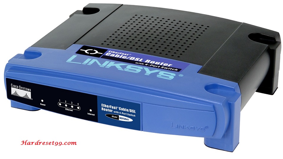 Linksys BEFW11S4v2 Router - How to Reset to Factory Settings