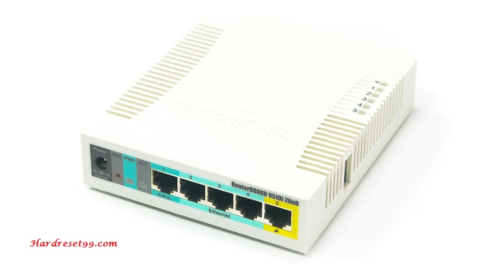 MikroTik RB951Ui Router - How to Reset to Factory Settings