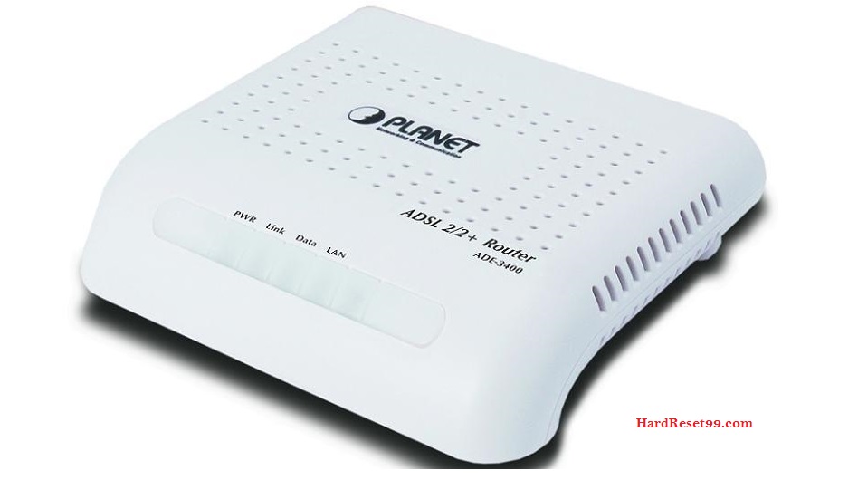 Planet ADE-3400 Router - How to Reset to Factory Settings