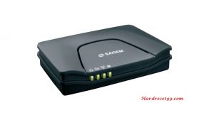 Sagem Fast-3464 Router - How to Reset to Factory Settings