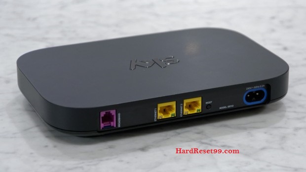 Sky ER110 Router - How to Reset to Factory Settings