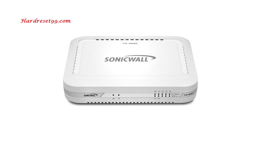 SonicWALL TZ-205 Router - How to Reset to Factory Settings