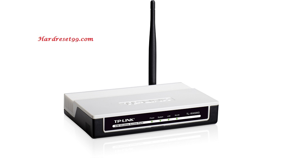 TP-Link TL-WA500G Router - How to Reset to Factory Settings