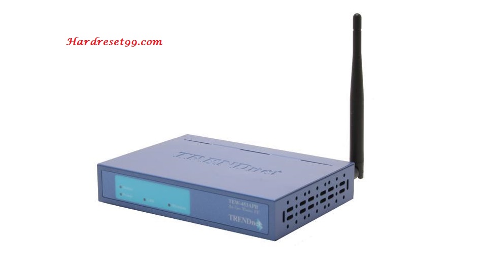 TRENDnet TEW-453APB Router - How to Reset to Factory Settings