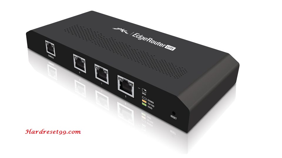 Ubiquiti EdgeRouter Lite Router - How to Reset to Factory Settings