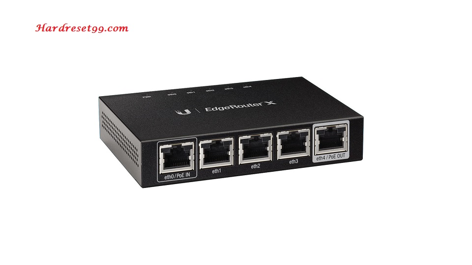 Ubiquiti EdgeRouter X Router - How to Reset to Factory Settings