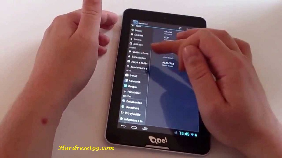 3Q p-pad LC0725B Hard reset - How To Factory Reset