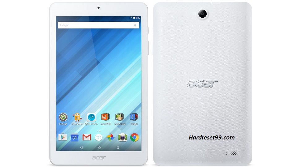 ACER B1-850 Iconia One 8 Hard reset, Factory Reset and Password Recovery