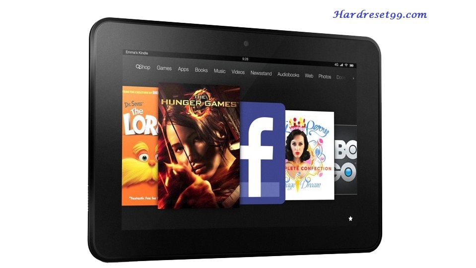 AMAZON Kindle Fire HD 8.9 4G LTE Hard reset - How To Factory Reset