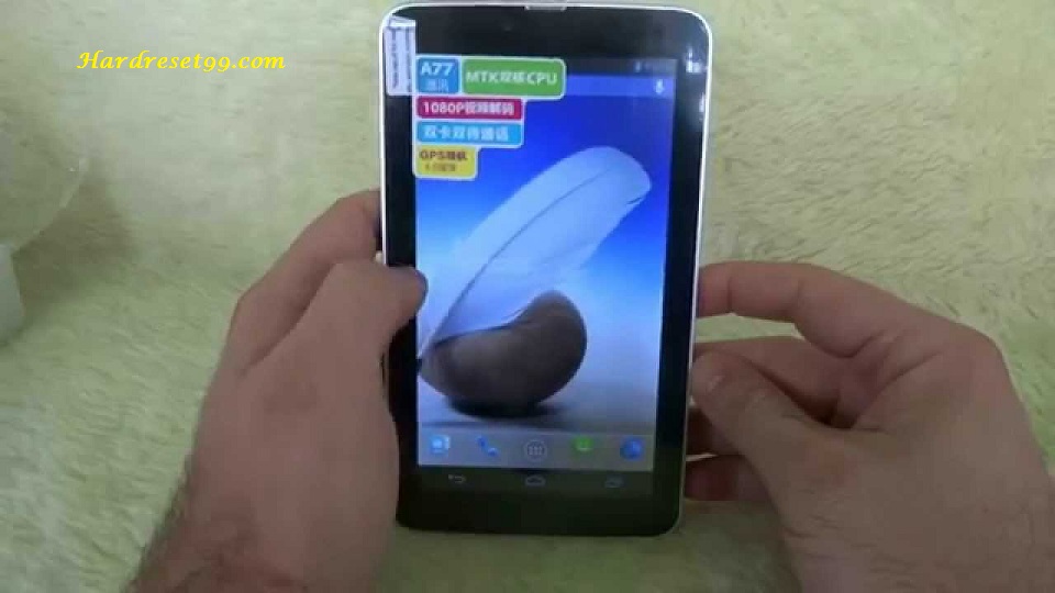 AMPE A77 Quad 3G Hard reset - How To Factory Reset